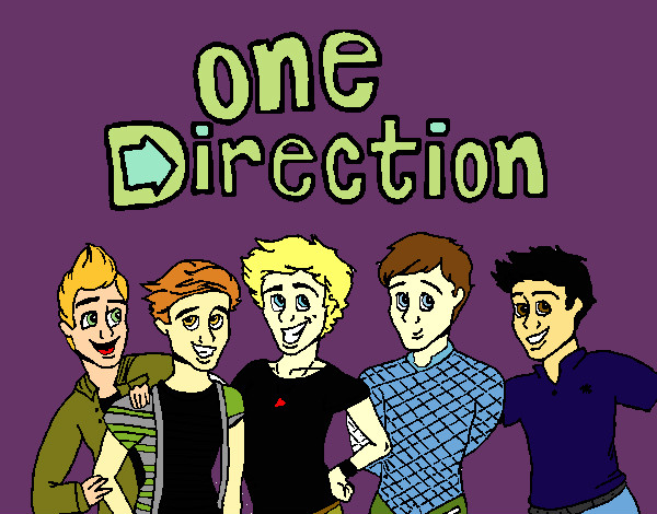 Desenho One Direction 3 pintado por vividora