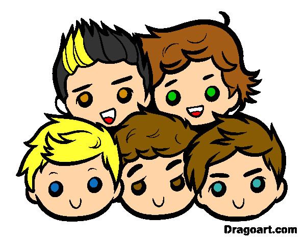 Desenho One Direction 2 pintado por Mrs_Payne