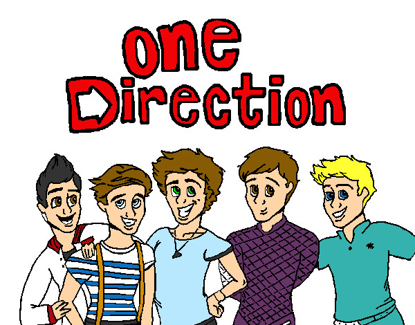 Desenho One Direction 3 pintado por LouisLover