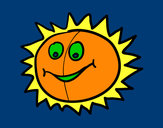 Desenho Sol feliz pintado por magyla23