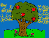 Desenho Macieira  pintado por geldania