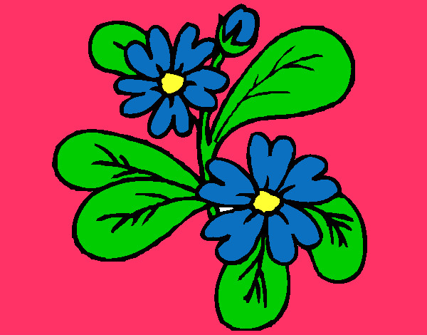 Desenho Flores 4a pintado por livita