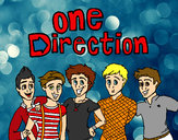Desenho One Direction 3 pintado por Tarsi