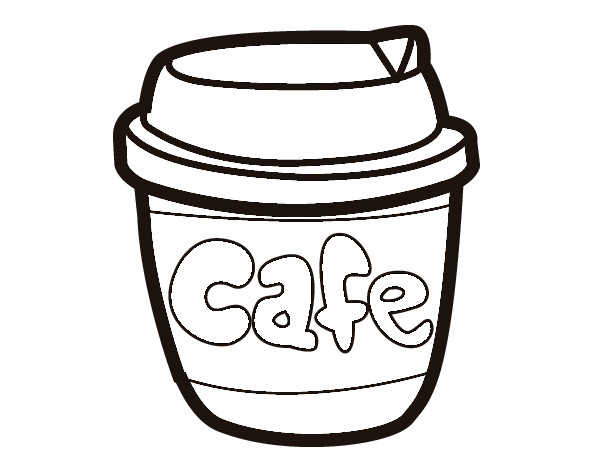 Desenho Xícara de café pintado por Amandoca