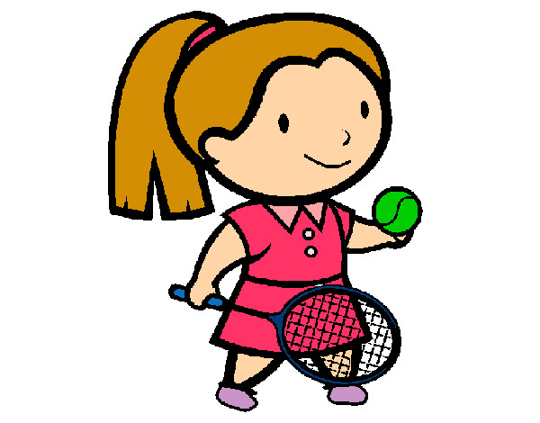 Desenho Rapariga tenista pintado por Ana10