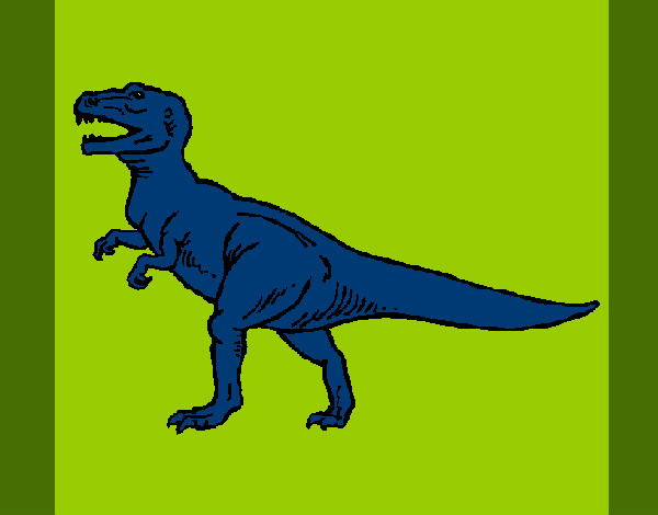 Desenho Tiranossaurus Rex pintado por yasmin01
