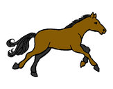 Desenho Cavalo pequeno pintado por Arthu