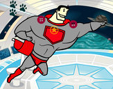 Desenho Super herói enorme pintado por STEPHANY06