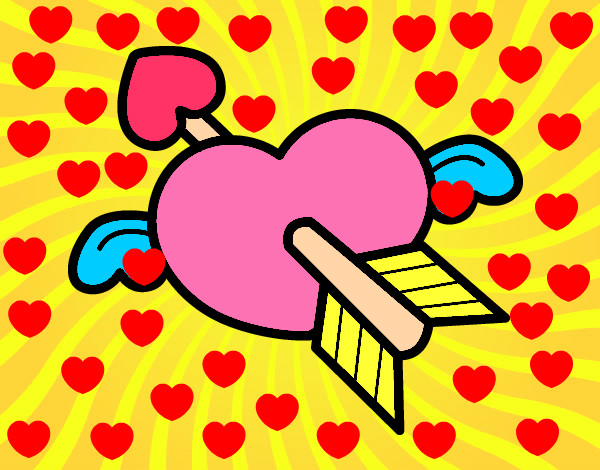 Desenho Coração de São Valentim pintado por NATHY_S
