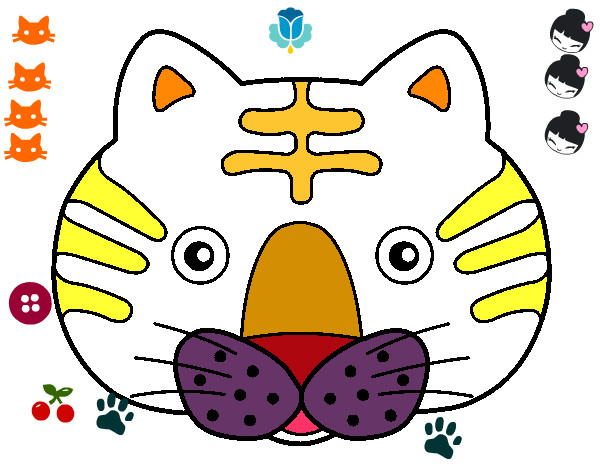 Desenho Gato II pintado por saracati