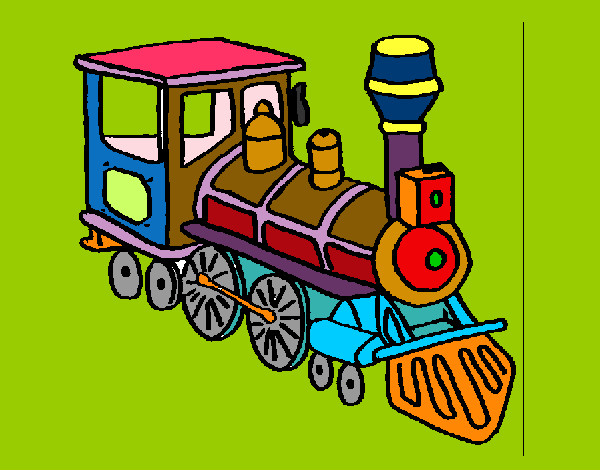 Desenho Comboio 3 pintado por pedrohs