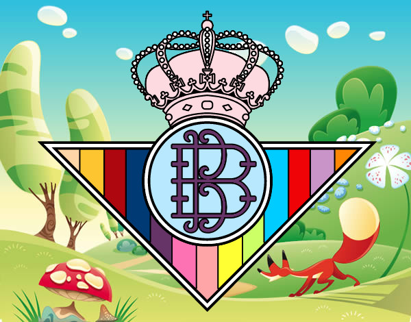 Desenho Emblema do Real Betis Balompié pintado por cybele