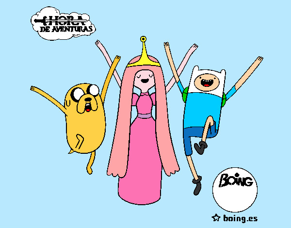 Finn, Jake e Princess Gum 