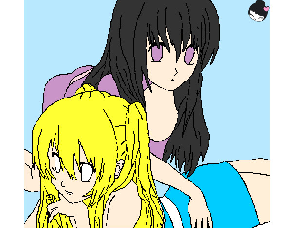 Desenho de Anime õ/ pintado e colorido por Nutellah o dia 16 de