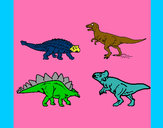 Desenho Dinossauros de terra pintado por pedrohs