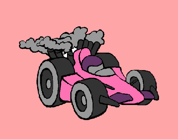 Desenho Carro de Fórmula 1 pintado por MENENZES