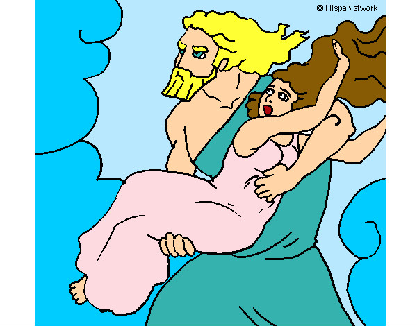 Desenho O rapto de Perséfone pintado por Ana10