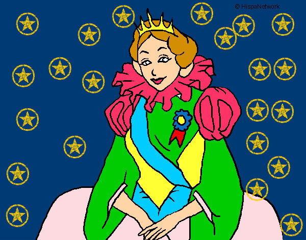 Desenho Princesa real pintado por Bellalage