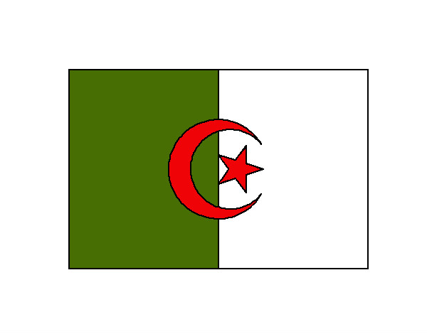 Desenho Argélia pintado por Gugs