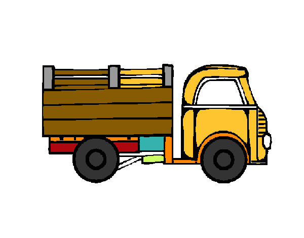 Desenho Camioneta pintado por JP03
