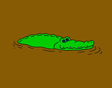 Desenho Crocodilo 2 pintado por ricardoa