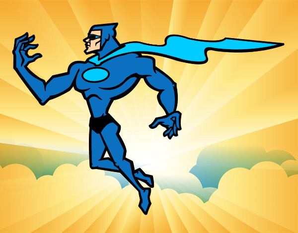 Desenho Super herói poderoso pintado por IgorF