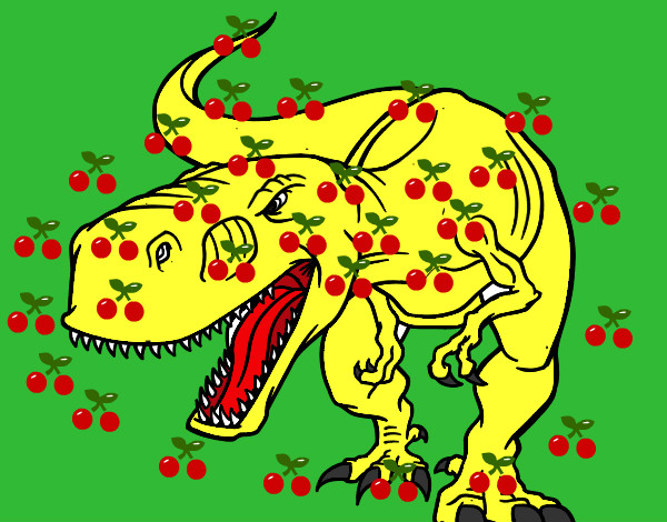 Desenho Tiranossaurus Rex aborrecido pintado por ricardoa