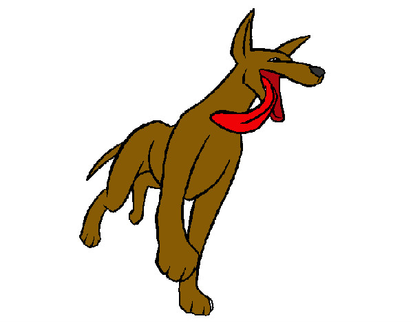 Desenho Cão pintado por bellebiju