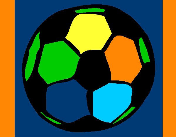Desenho Bola de futebol pintado por JuliaBarao