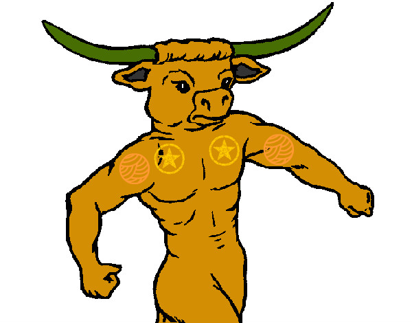 Desenho Cabeça de búfalo pintado por miguelf