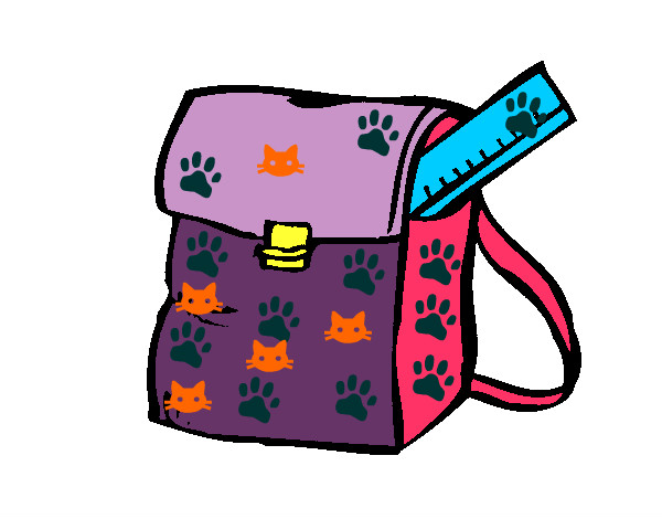 bolsa de escola de cachorro e gatinho
