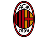 Desenho Emblema do AC Milan pintado por miguelf