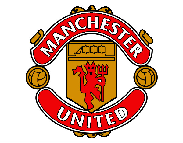 Desenho Emblema do Manchester United pintado por miguelf
