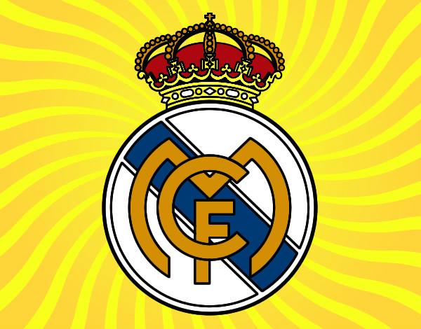 Desenho Emblema do Real Madrid C.F. pintado por miguelf