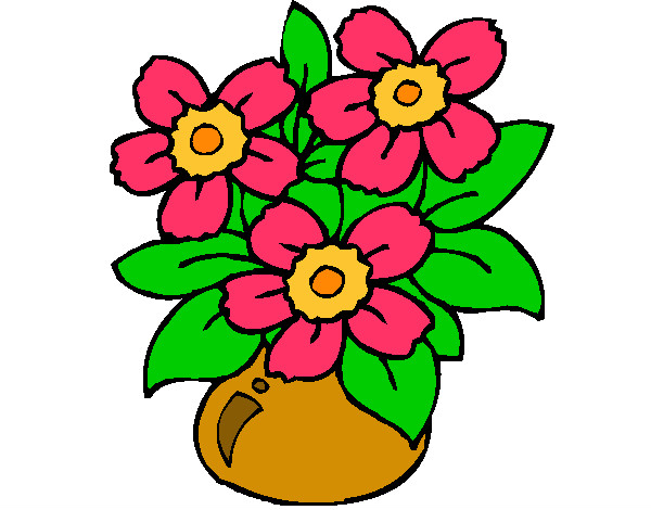 Desenho Jarro de flores pintado por lidi79