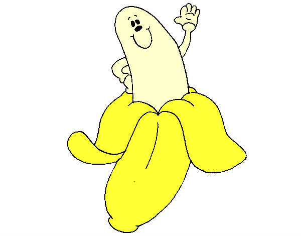 Desenho Banana pintado por bolgheroni