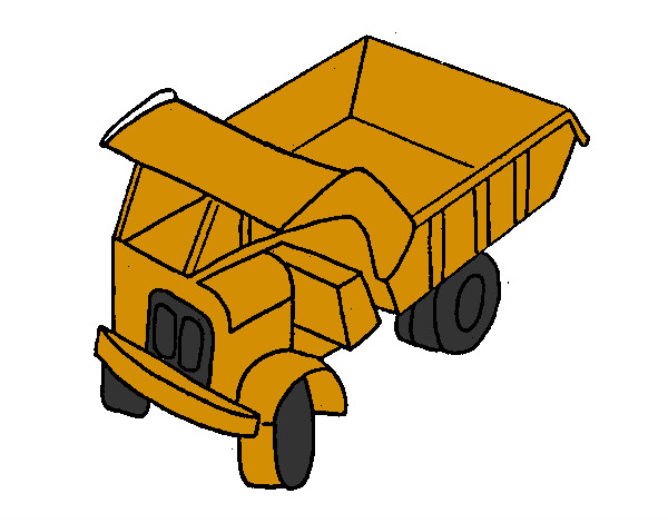 Desenho Camião de carga pintado por matheuslim