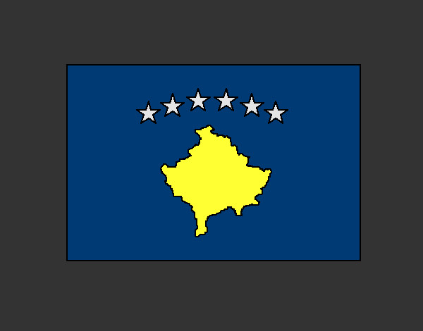 Bandeira Nacional de KOSOVO