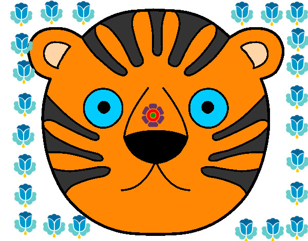 Desenho Tigre II pintado por andre10
