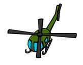 Desenho Helicoptero V pintado por lohanna