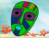 Desenho Máscara de surpresa pintado por pingo 