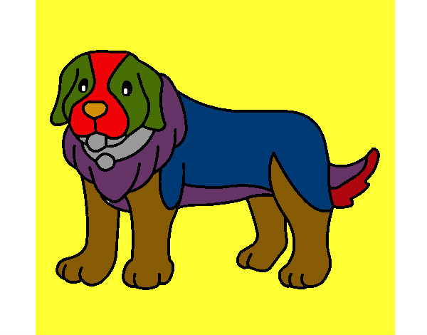 Desenho Cão pigmento pintado por Nicolas-Re