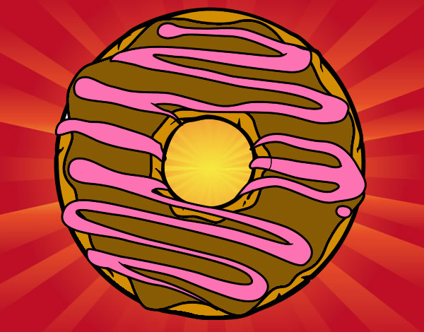 Desenho Donut pintado por BennyLeo