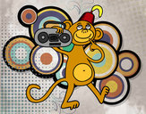 Desenho Macaco de circo pintado por BennyLeo