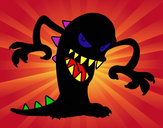 Desenho Monstro malicioso pintado por pedro7890