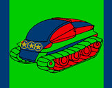 Desenho Nave tanque pintado por MRigaard