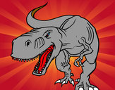Desenho Dinossauro aborrecido pintado por Alanm 