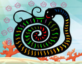 Desenho Signo da serpente pintado por  kauacamil