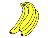 Desenho Plátanos pintado por yellow