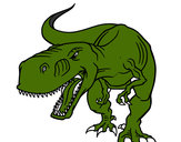 Desenho Dinossauro aborrecido pintado por Lucastarci
